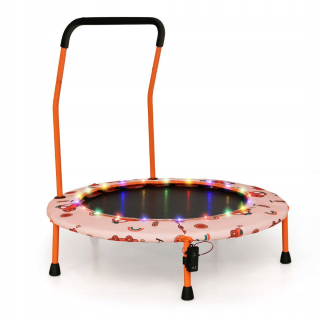 Detská trampolína S LED svetielkami na zábradlie
